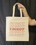Thank You, Faggot Canvas Tote