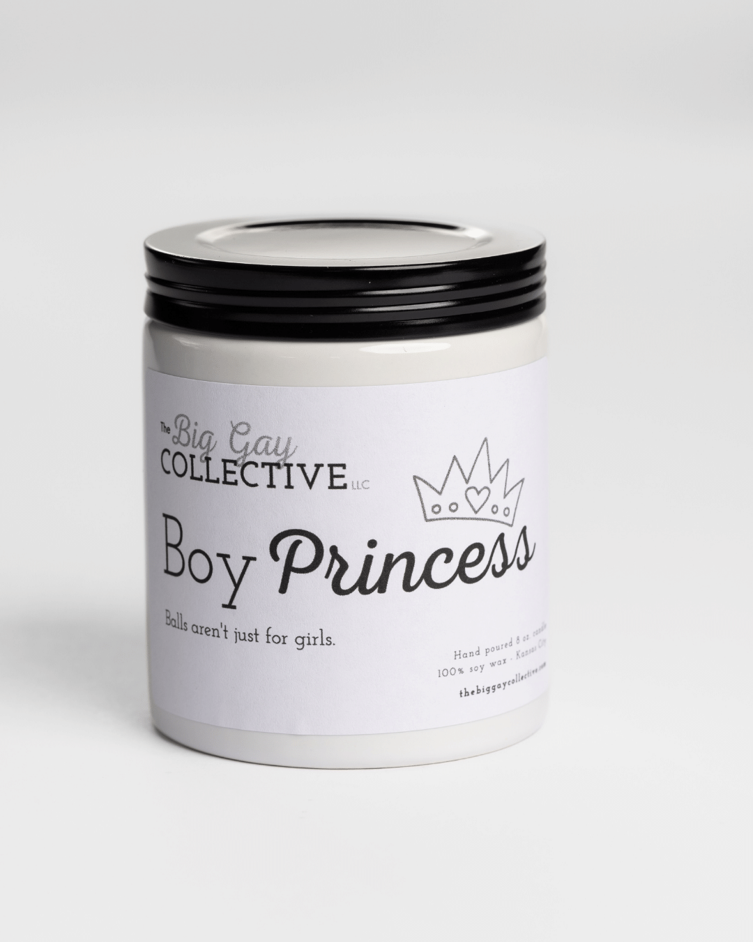 Boy Princess Soy Wax Candle – The Big Gay Collective