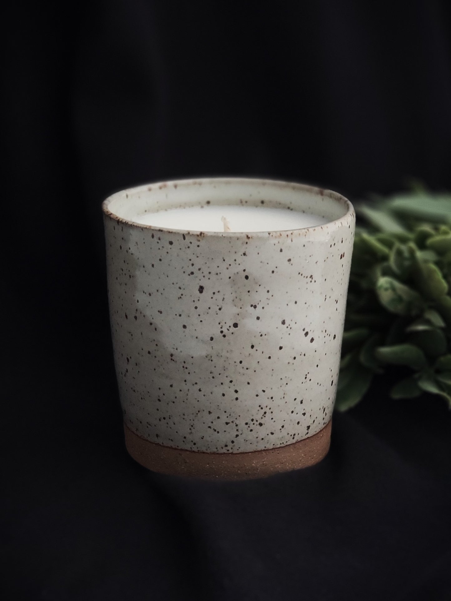 Handmade Pottery Soy Candle