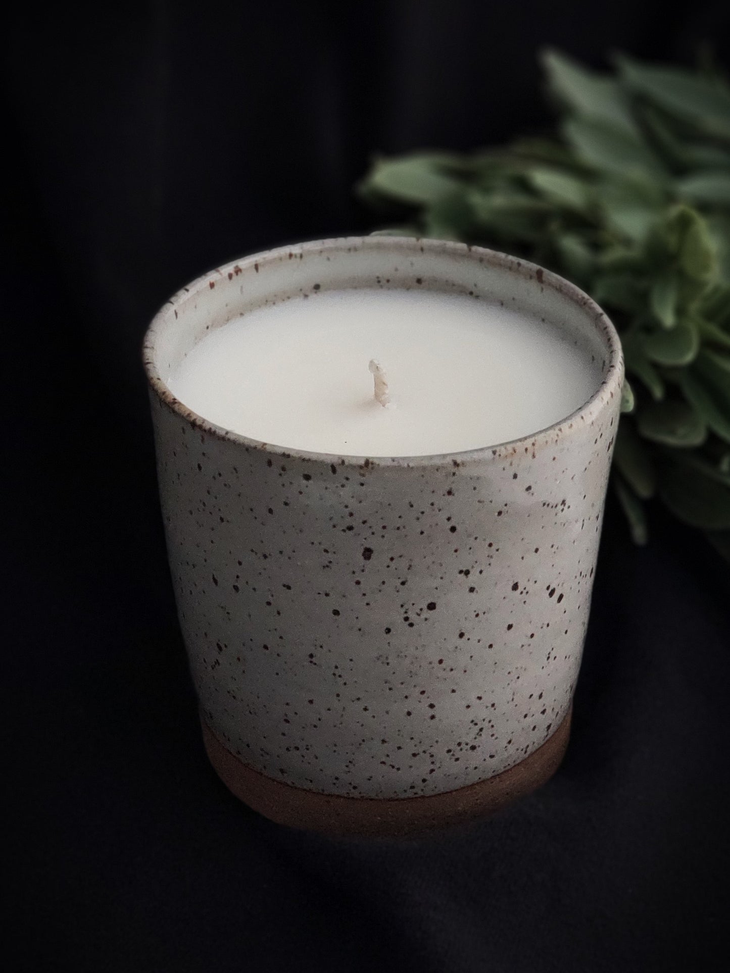 Handmade Pottery Soy Candle