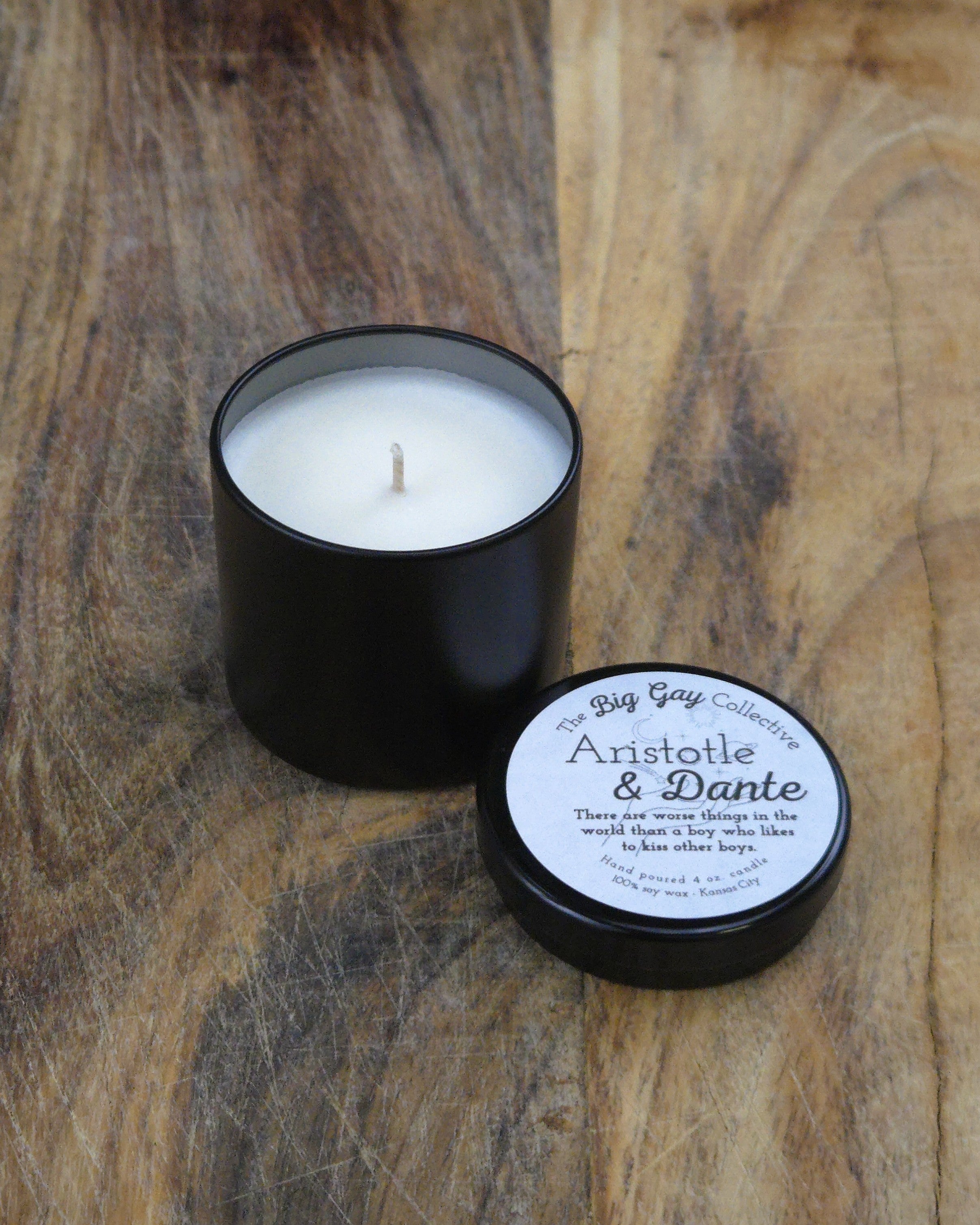 Aristotle & Dante Candles