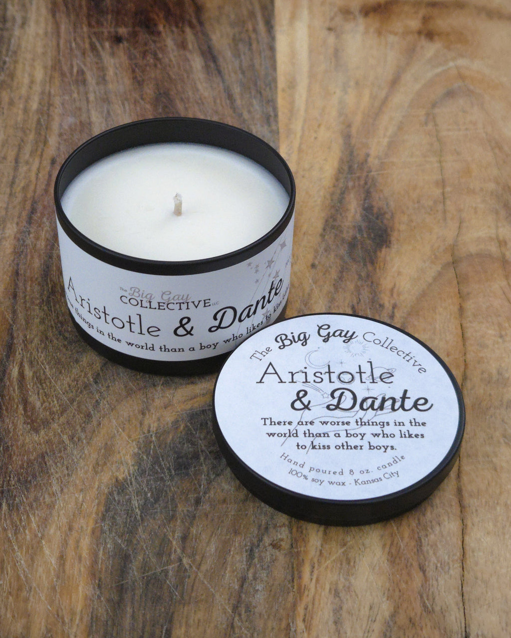 Aristotle & Dante Candles