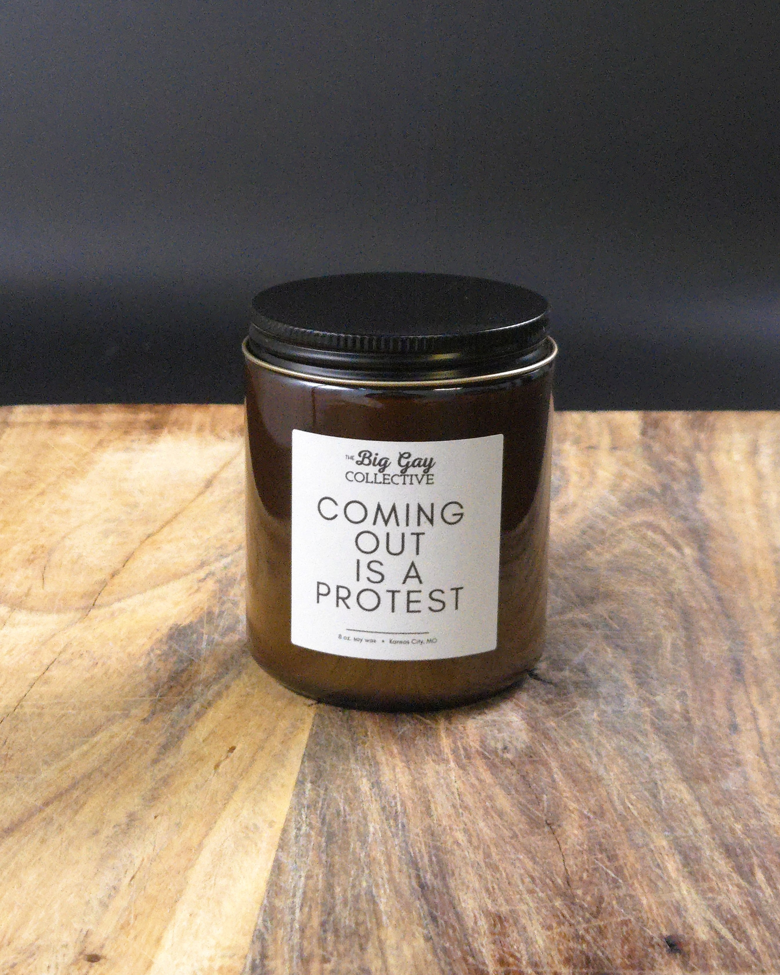 Coming Out is a Protest Candle