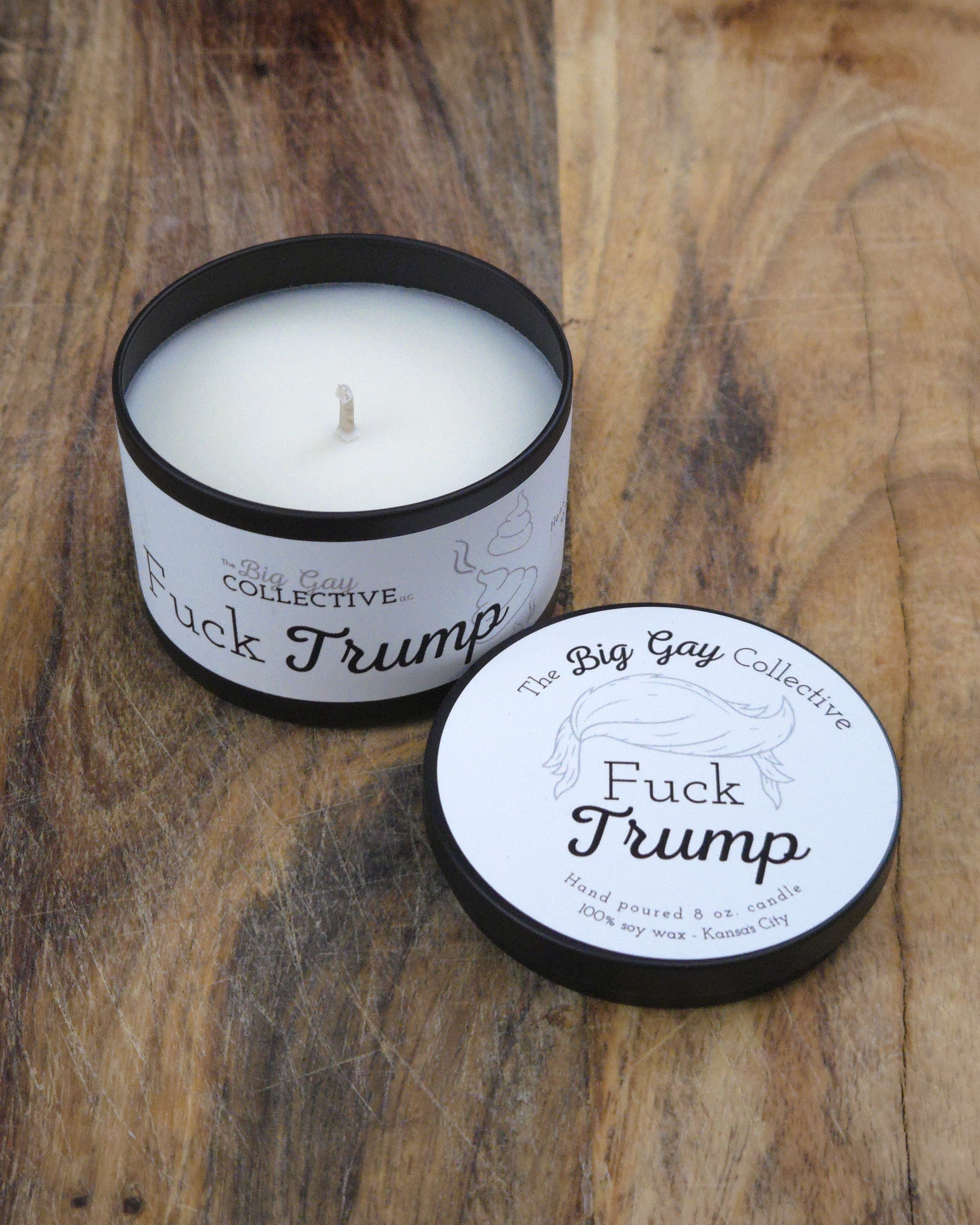 Fuck Trump Giving Candle