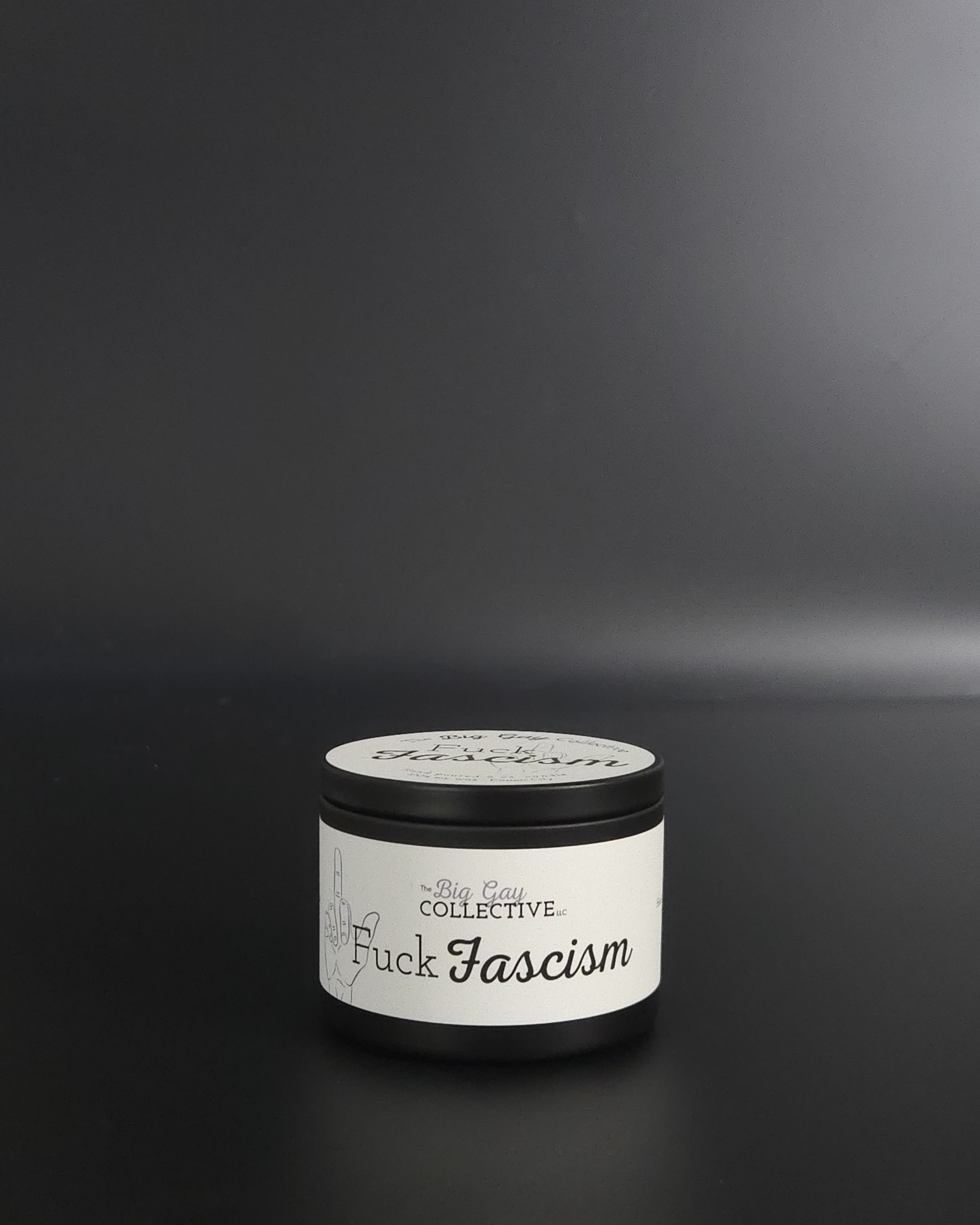 Fuck Fascism Giving Candle