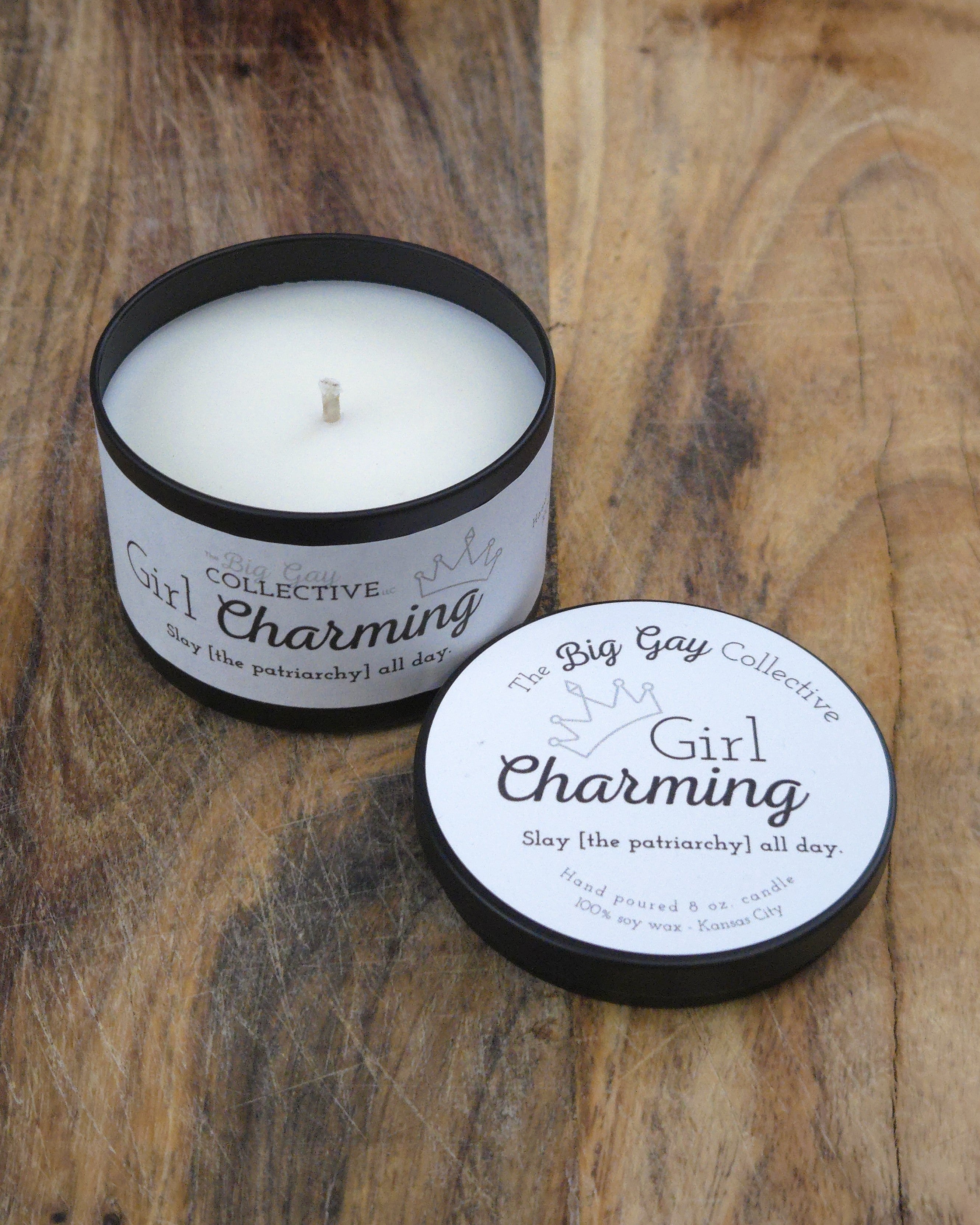Girl Charming Candles