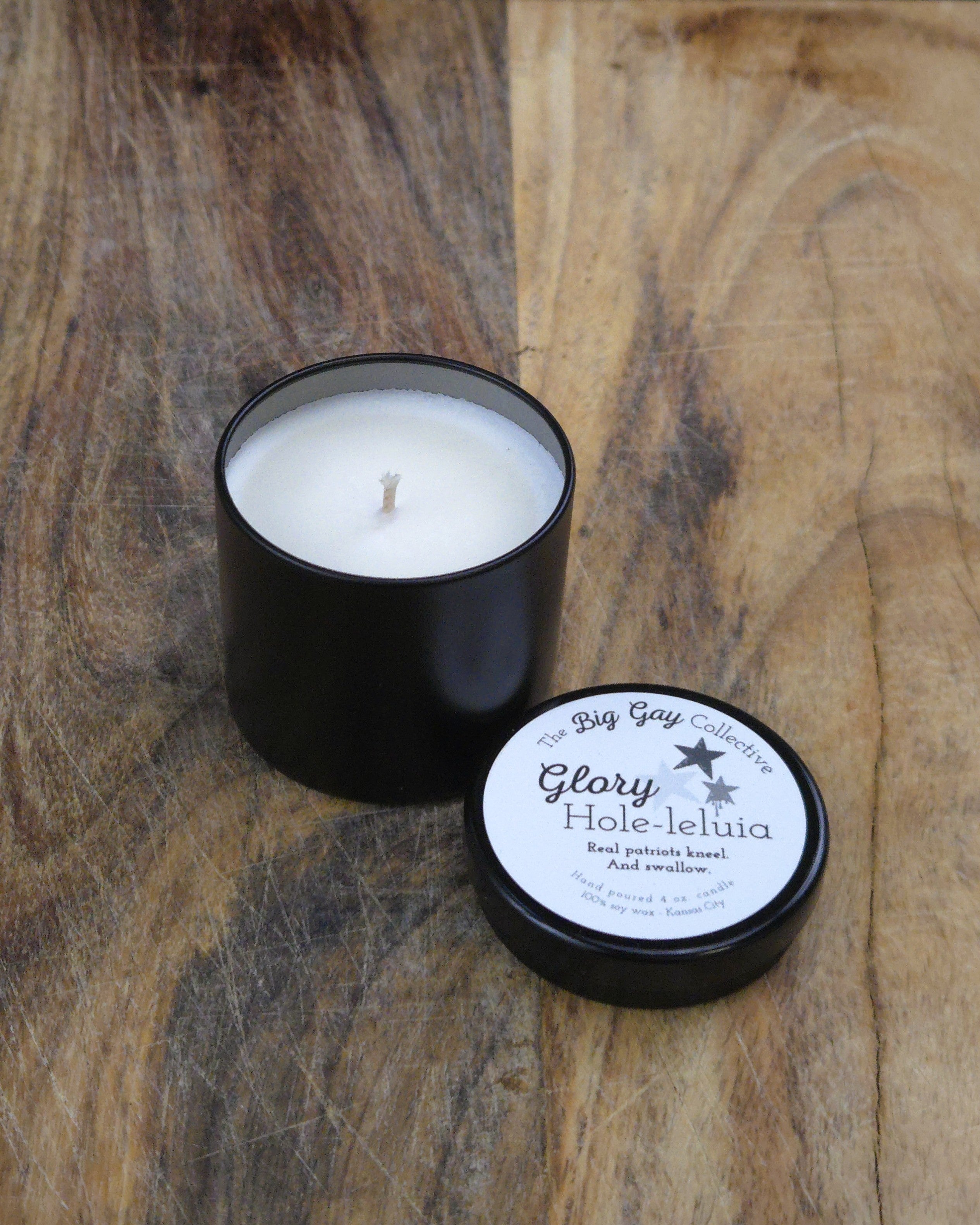 Glory Hole-leluia Candles