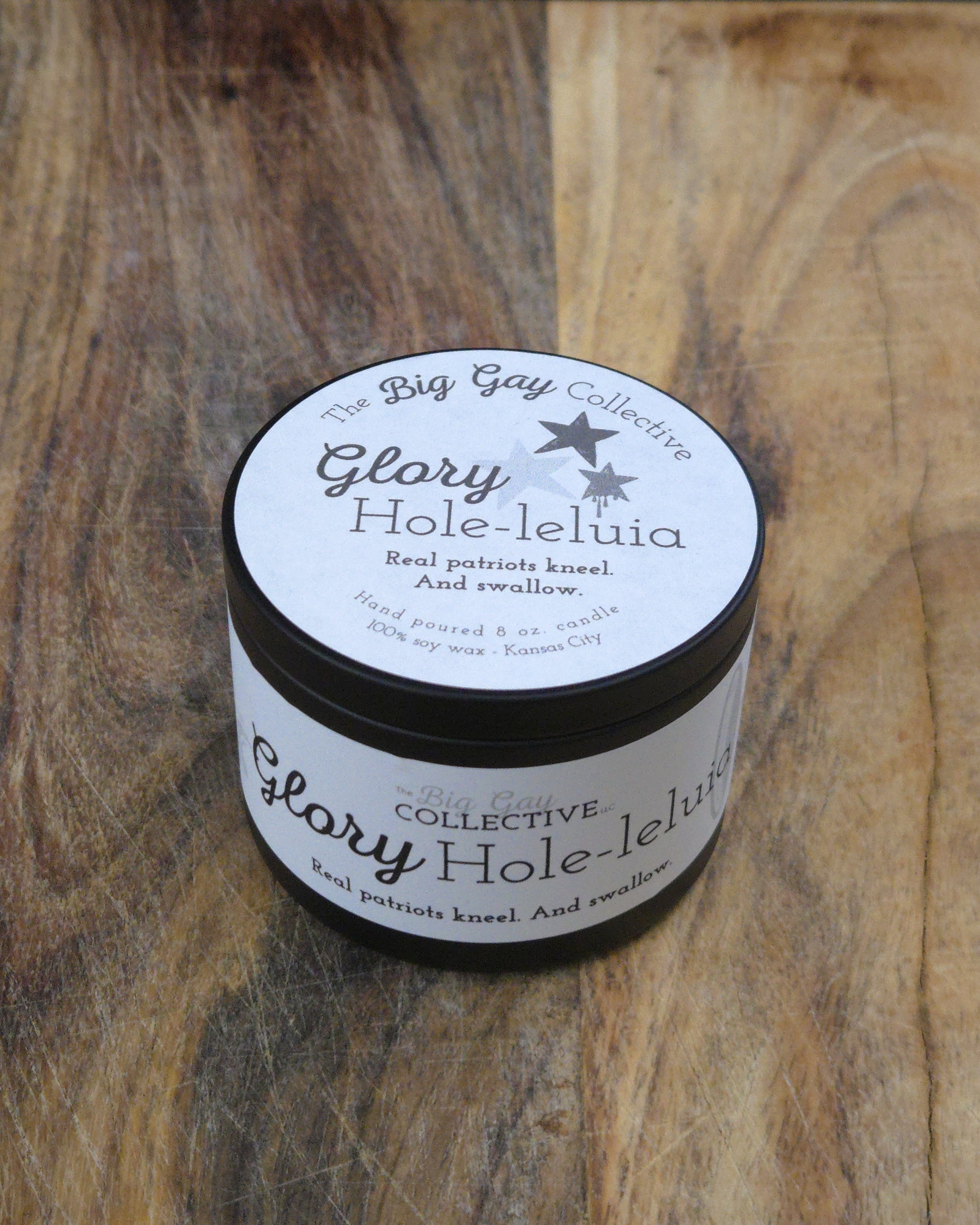 Glory Hole-leluia Candles
