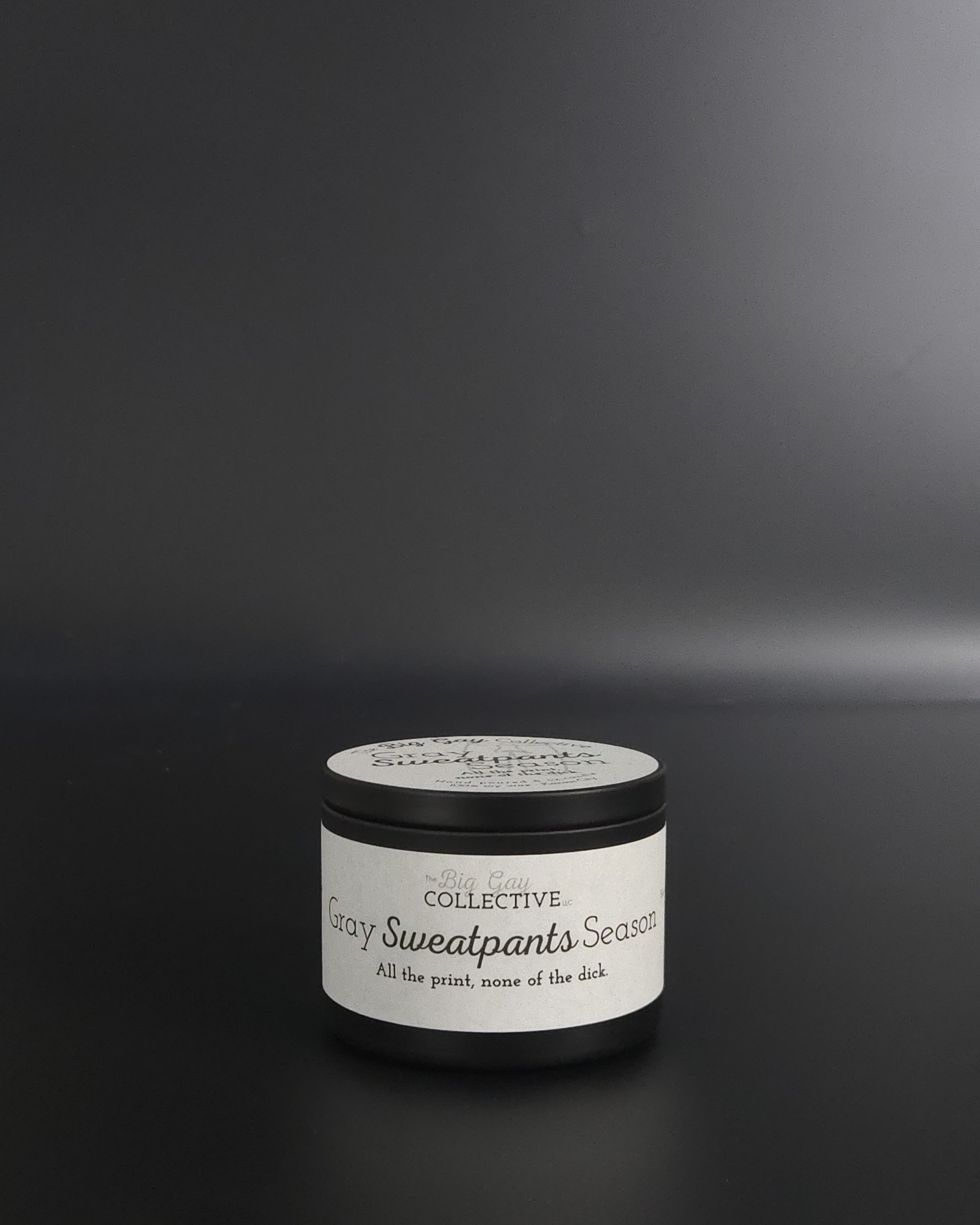 Gray Sweatpants Season Candles
