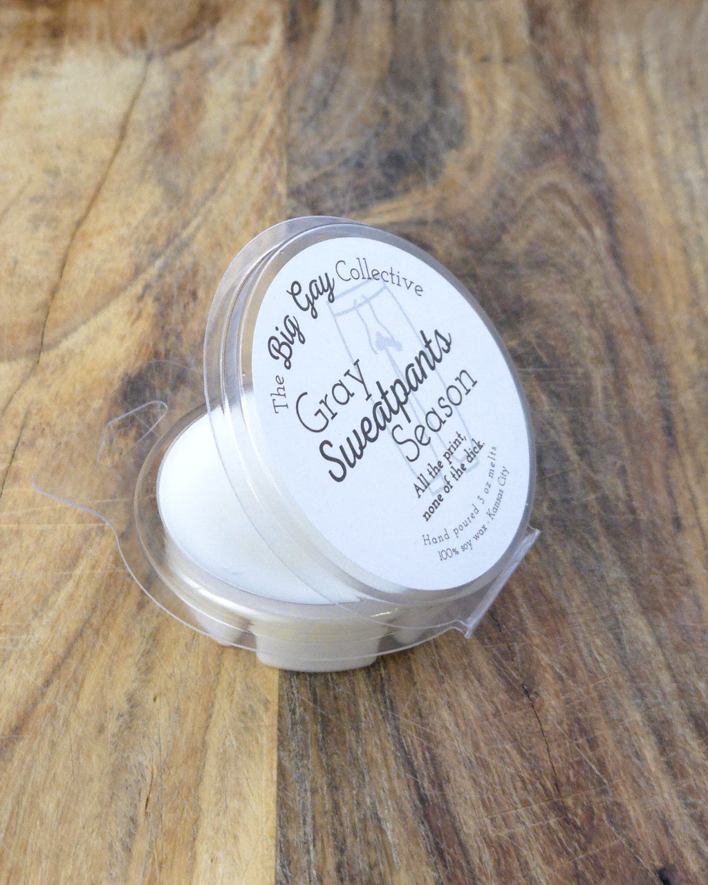 Gray Sweatpants Season Wax Melts