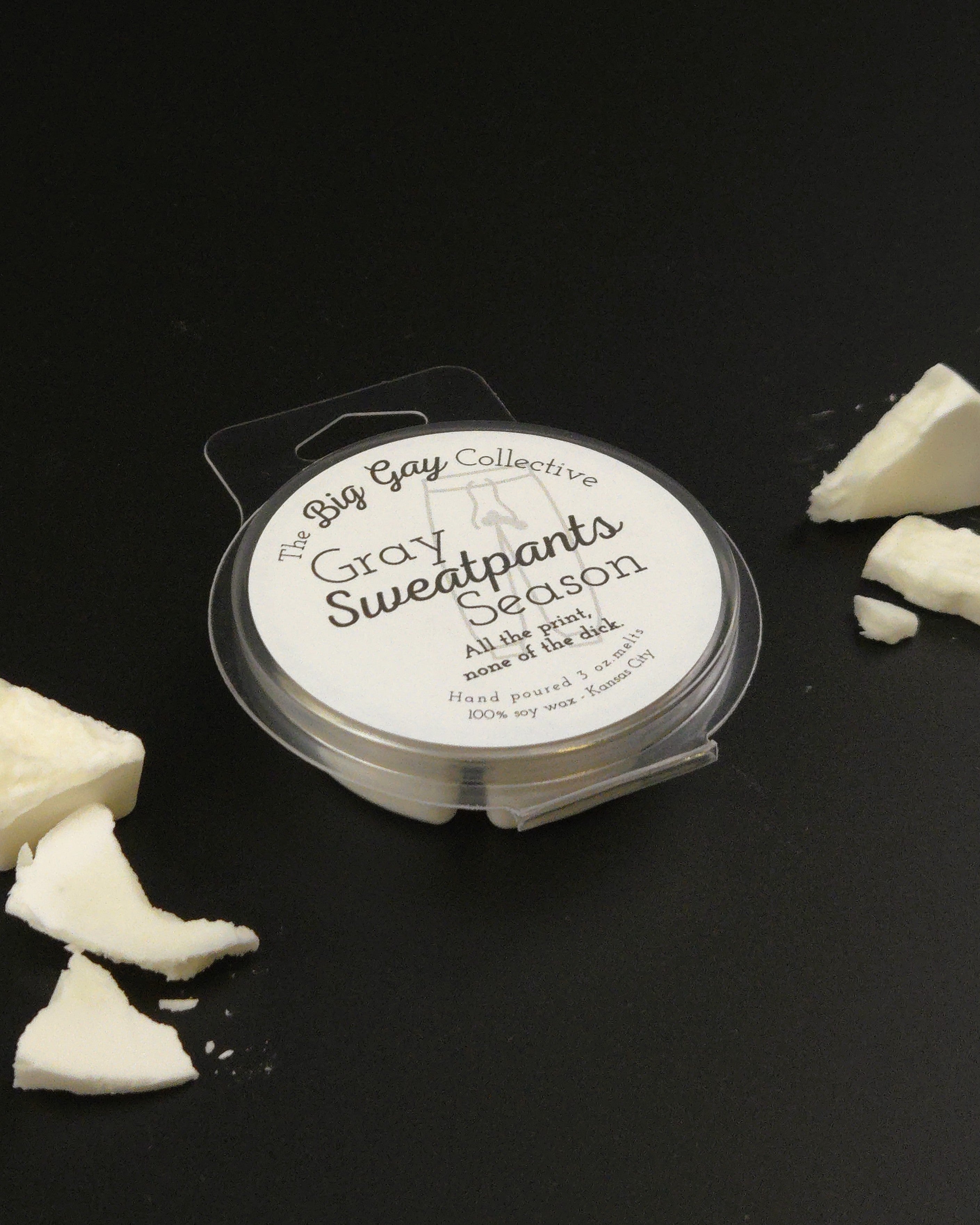 Gray Sweatpants Season Wax Melts